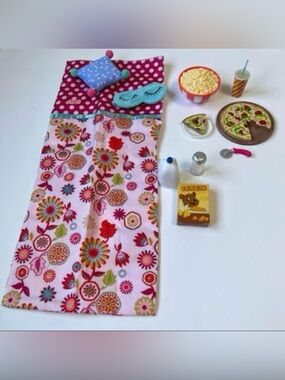 OUR GENERATION girl 18” doll sleepover set fits American girl dolls